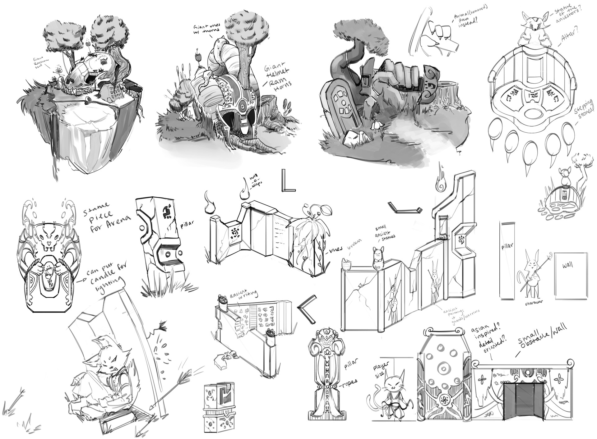 ArtStation - Environment Sketches and Object Exploration