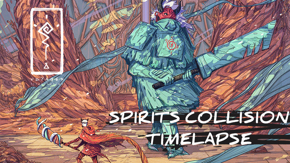 Spirits Collision Time-lapse