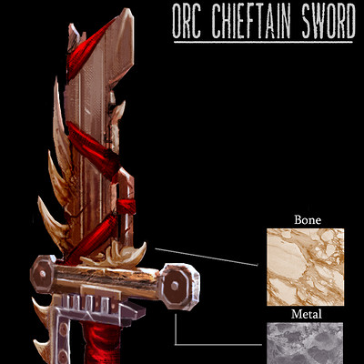 Athavan a orc cheiftain sword athsart3