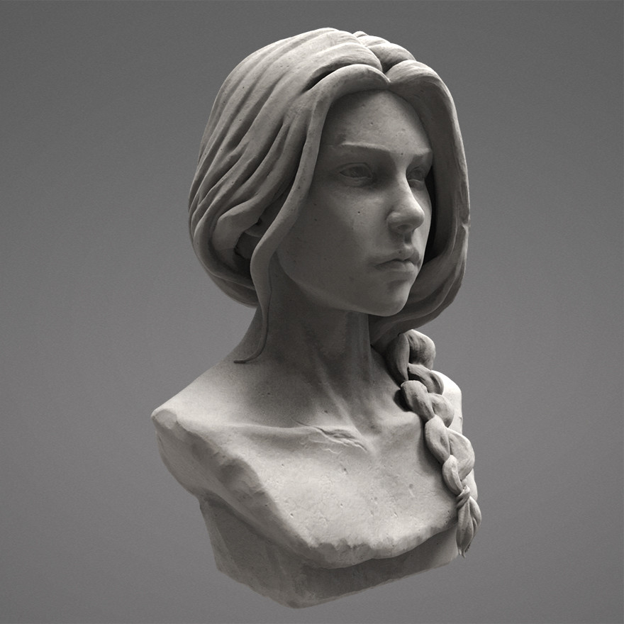 ArtStation - Face_Sculpt_Study