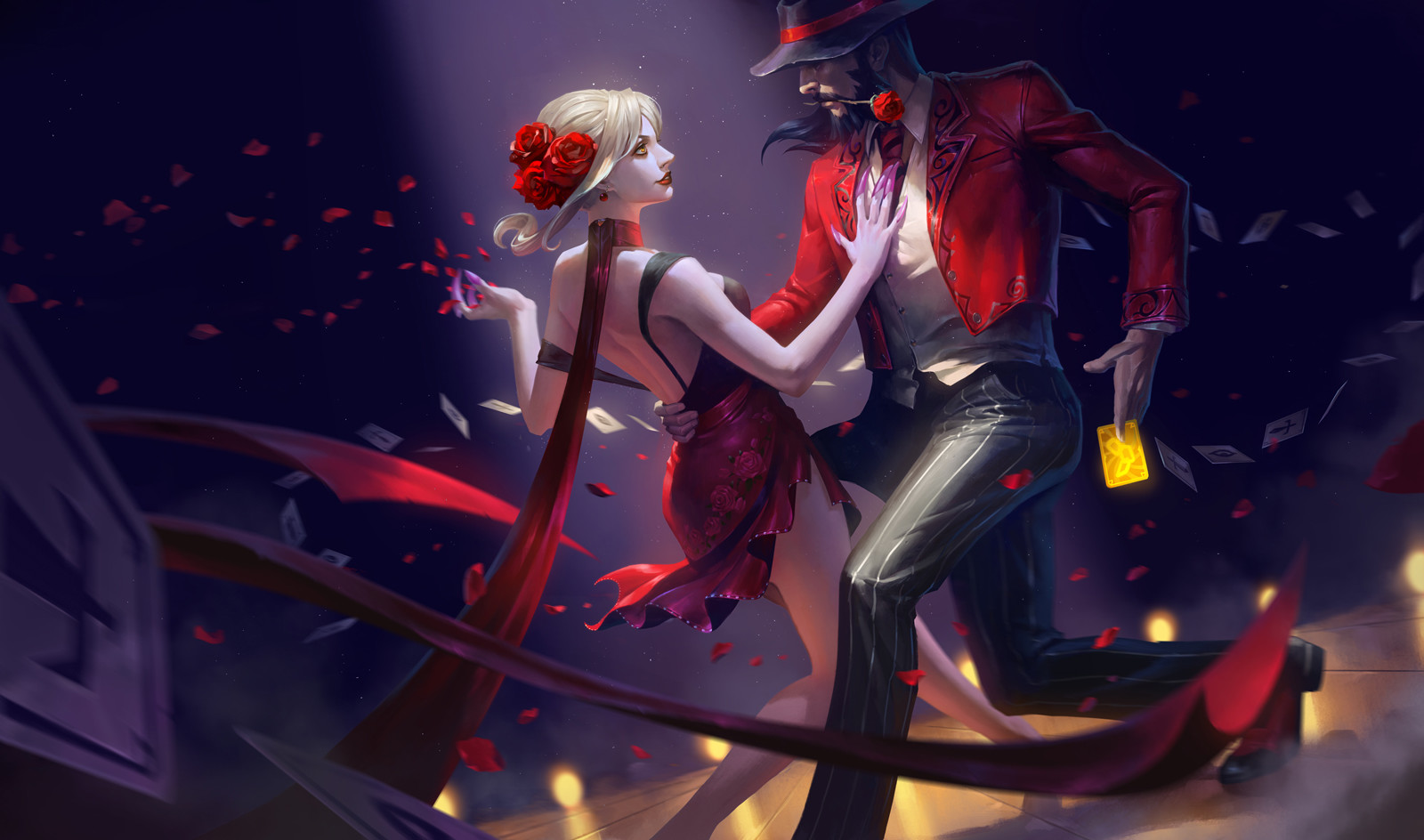 Stalker s tango. Твистед Фейт и Эвелин. Evelynn League of Legends танго. Эвелин и Твистед Фейт танцоры танго. Эвелина и Твистед Фейт.