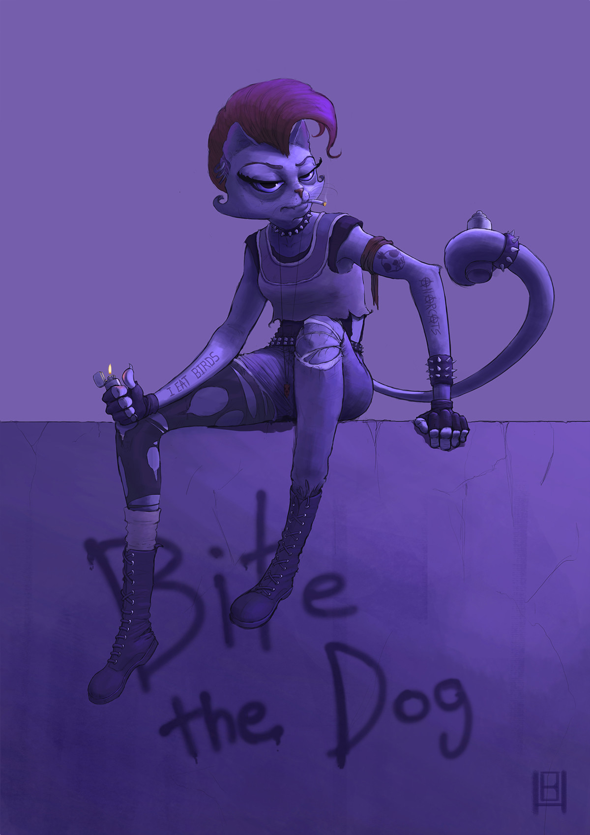 artstation-punk-cat