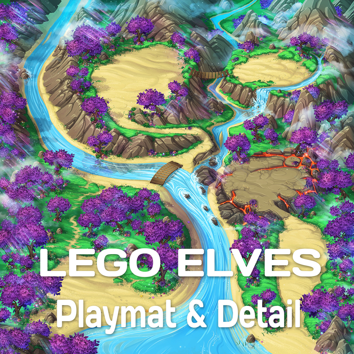 ArtStation - LEGO Elves - Playmat & Detail