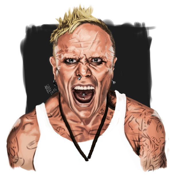 ArtStation - Keith Flint (The Prodigy)