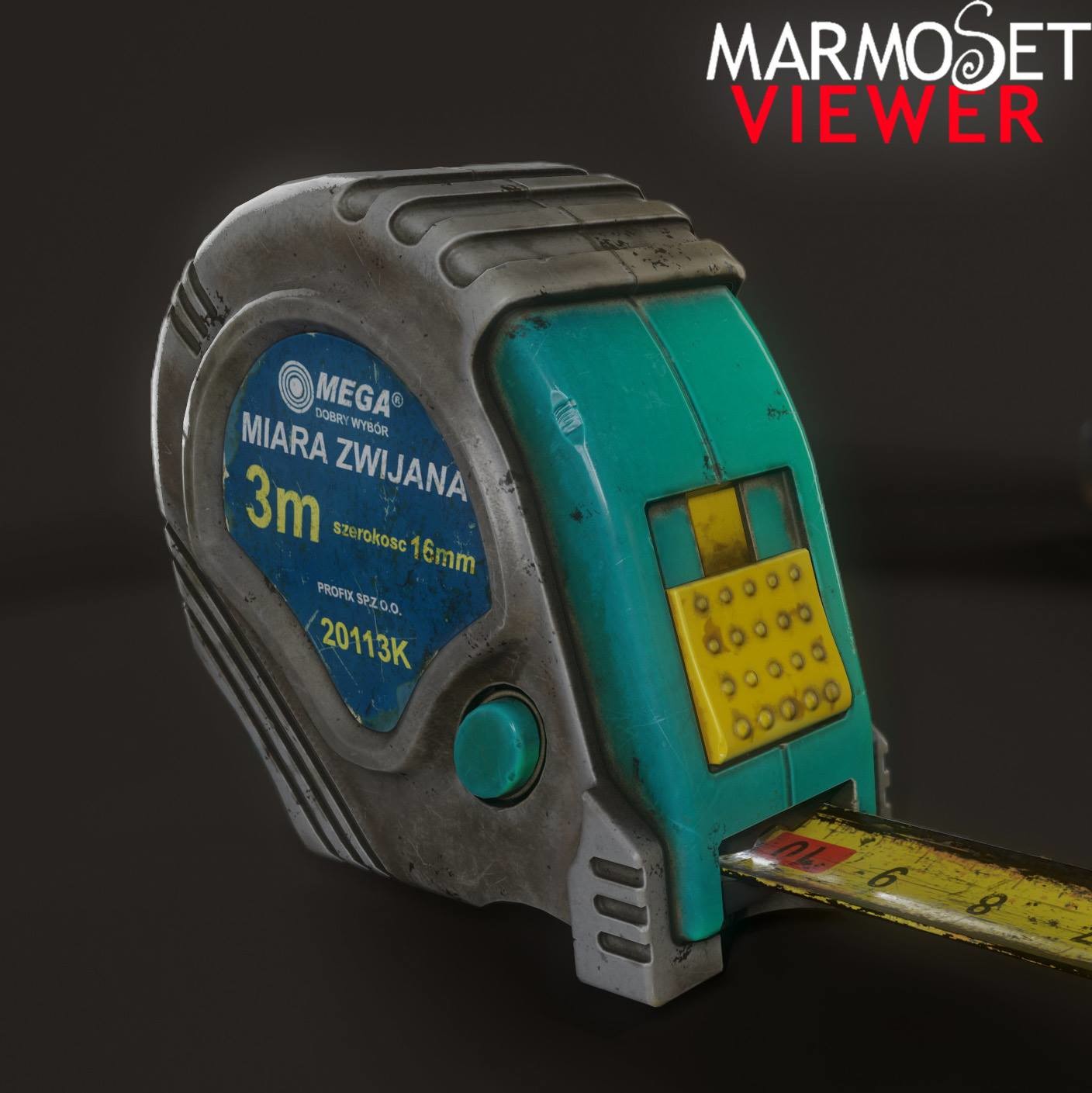 ArtStation - Keychain Tape Measure