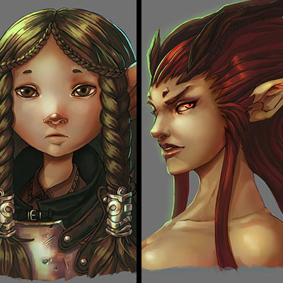 ArtStation - RPG races