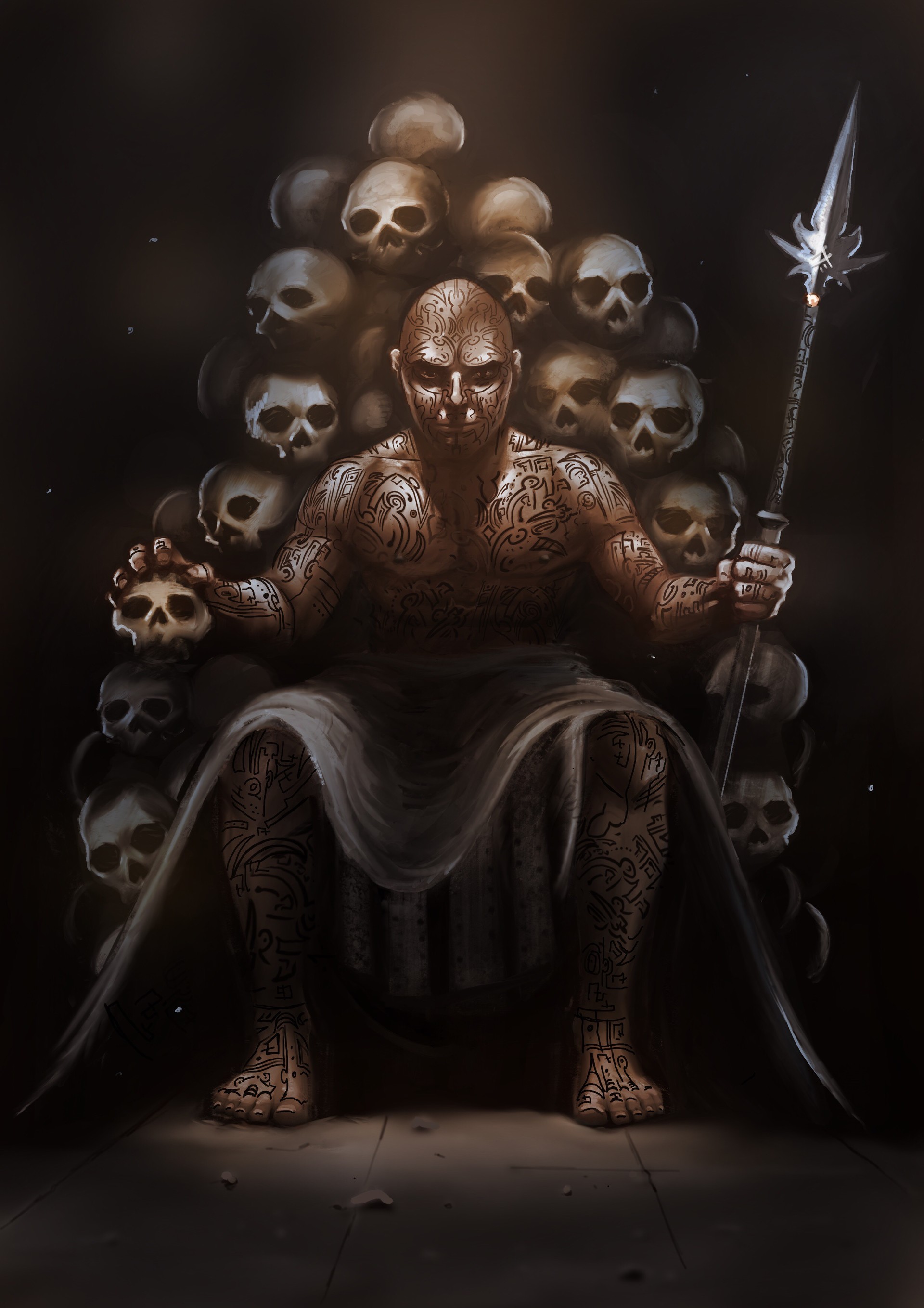 ArtStation The Painted Man concept art