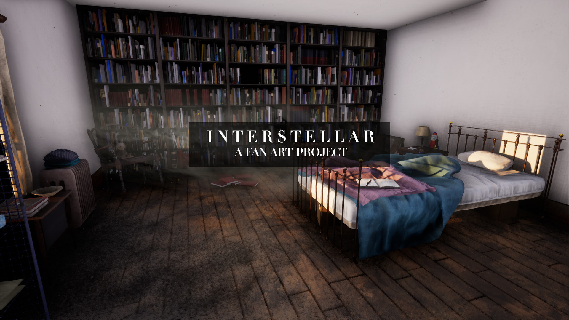 ArtStation Interstellar Fan Art Project Murph's Room