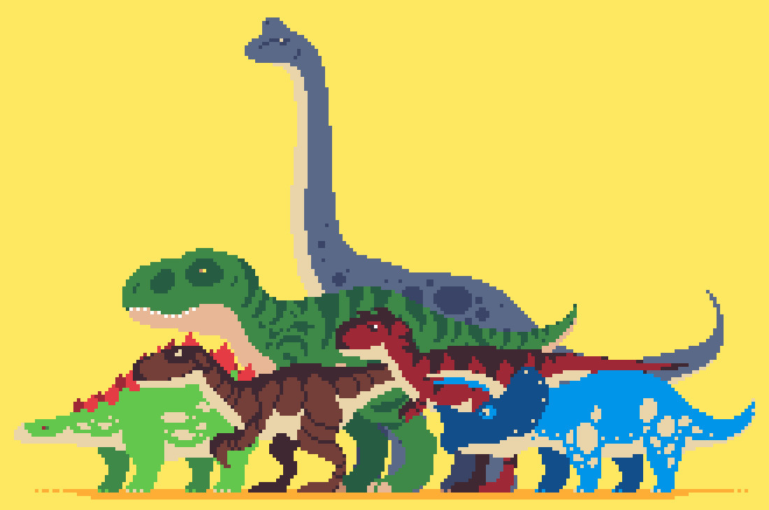 ArtStation - Dino Pixel art