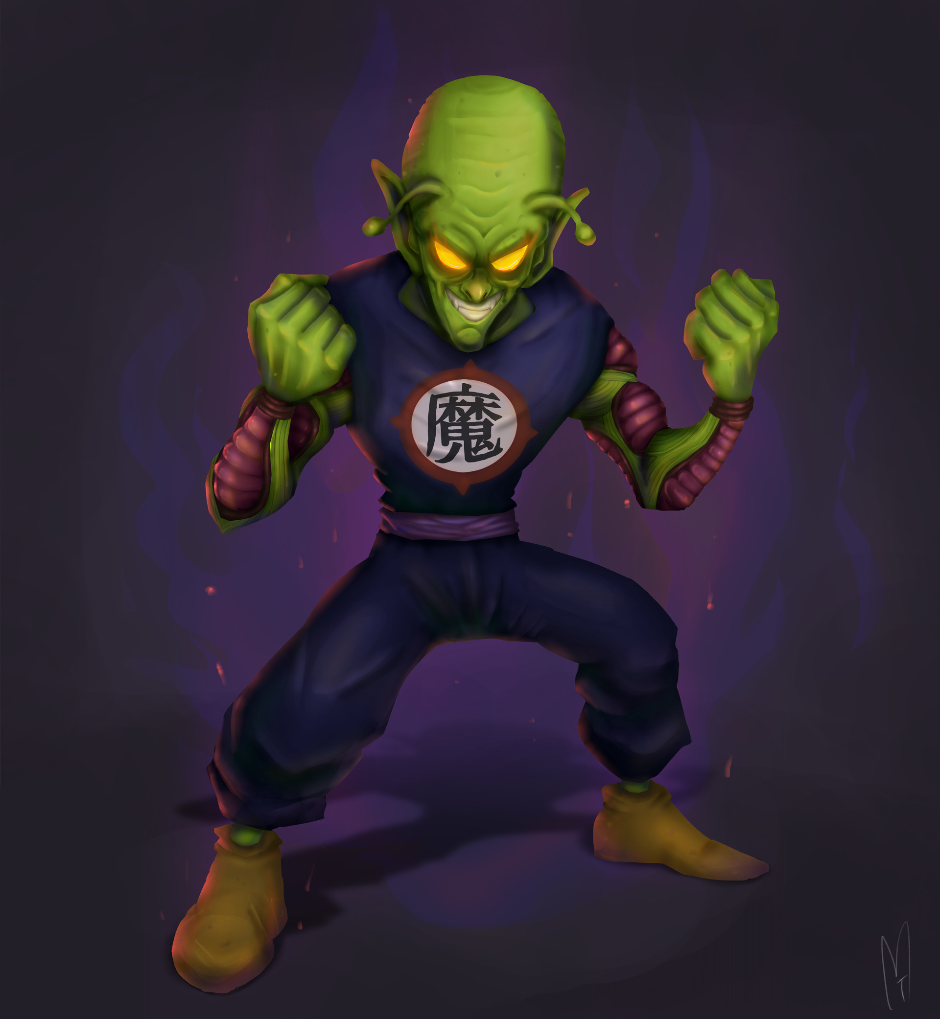 ArtStation - Demon King Piccolo - Dragon Ball