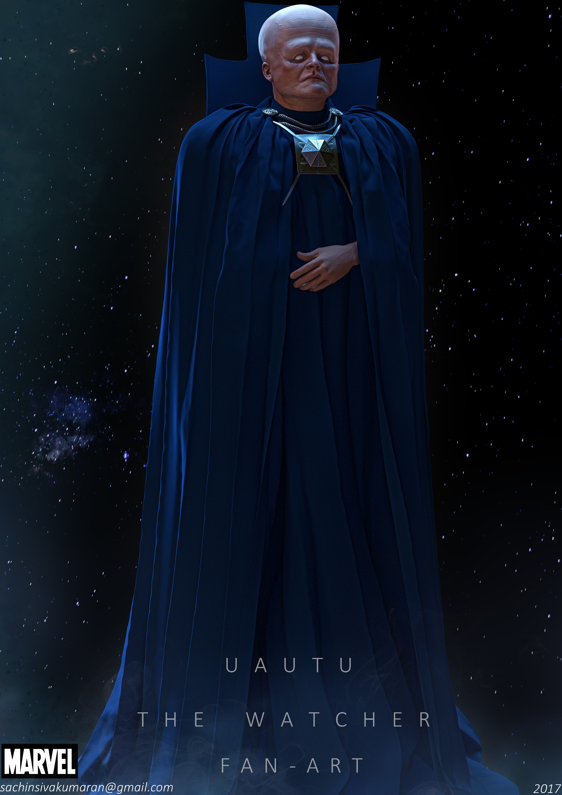 Sachin Sivakumaran - Uautu The Watcher - A CG Interpretation