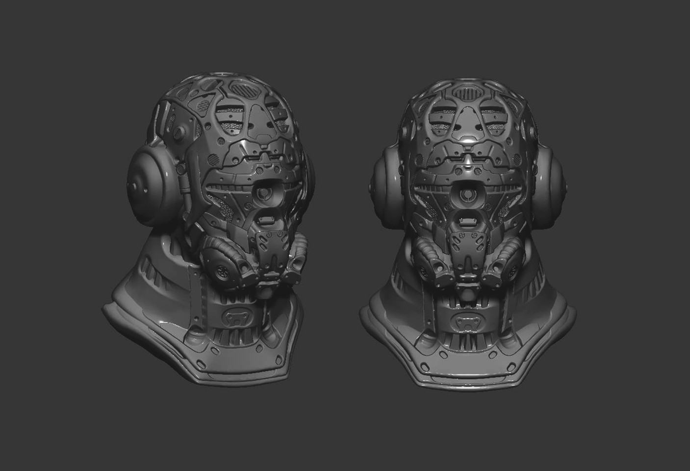 ArtStation - Titanfall 2 pilot tribute sci-fi helmet