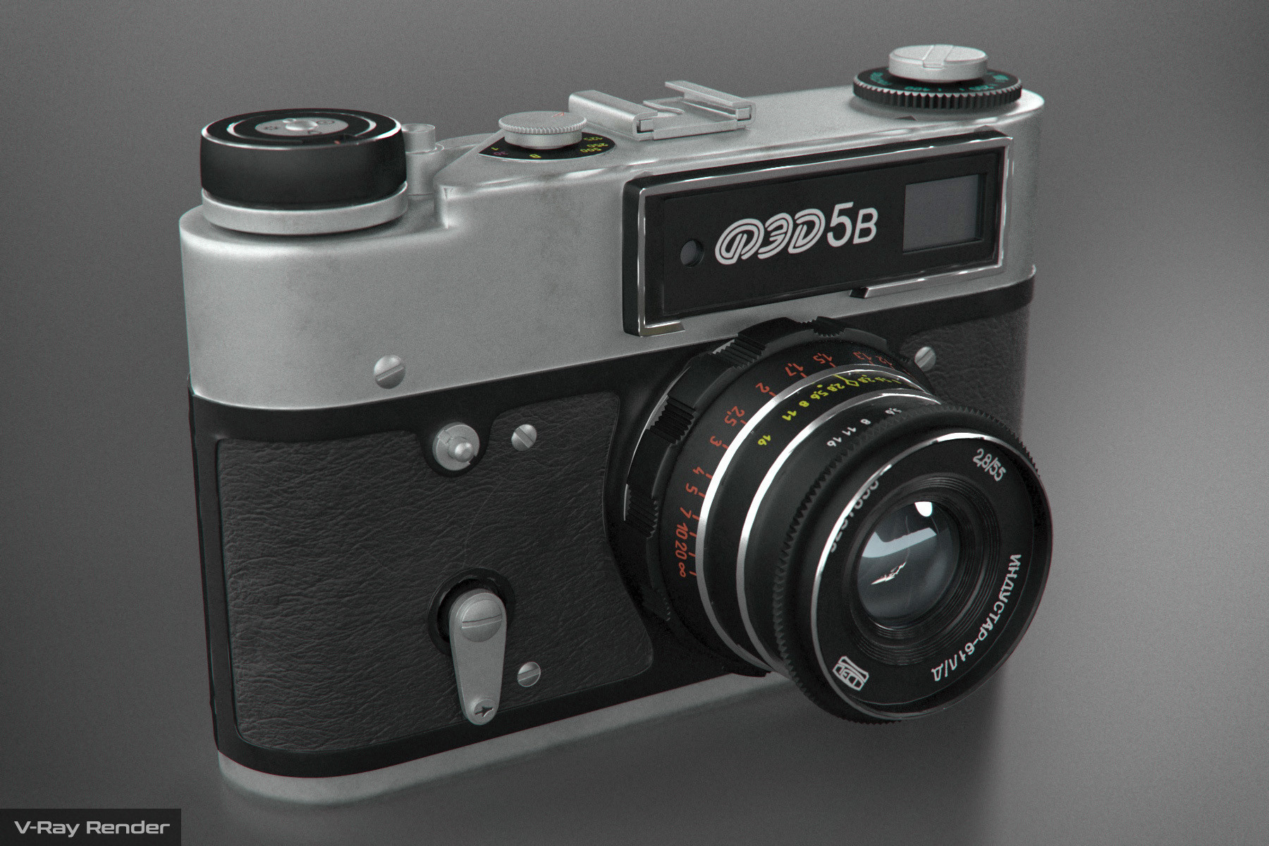 ArtStation - FED-5B Soviet Camera