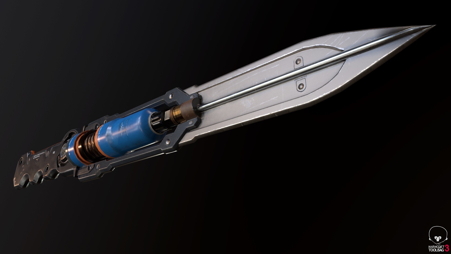 ArtStation - sci fi KNIFE