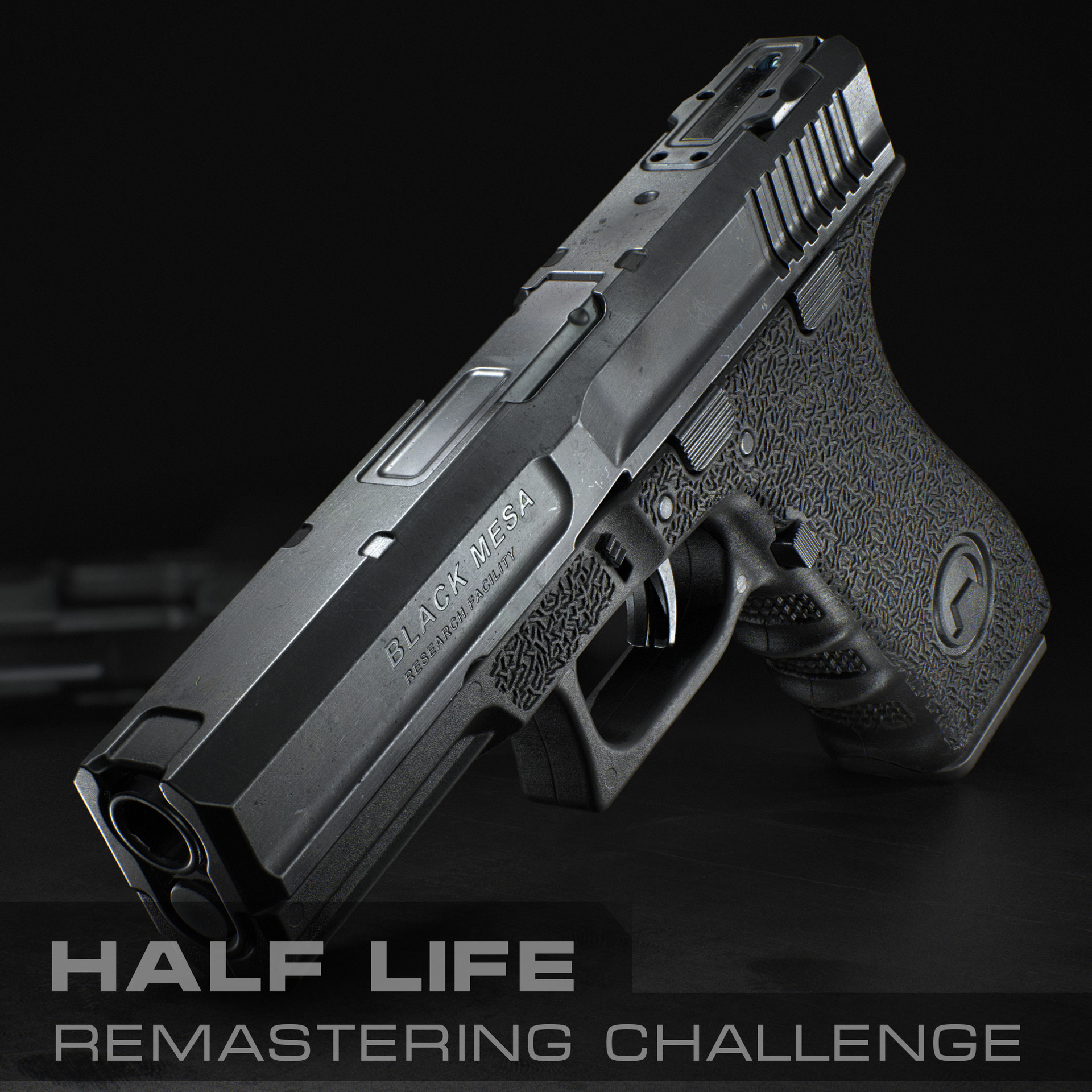 Alex Khaliman - 9mm Pistol (Half-Life Remastering challenge)