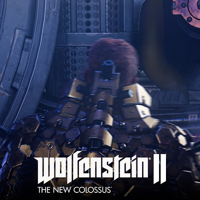 Wolfenstein II - William Joseph "B.J." Blazkowicz in Da'at Yichud Power Suit