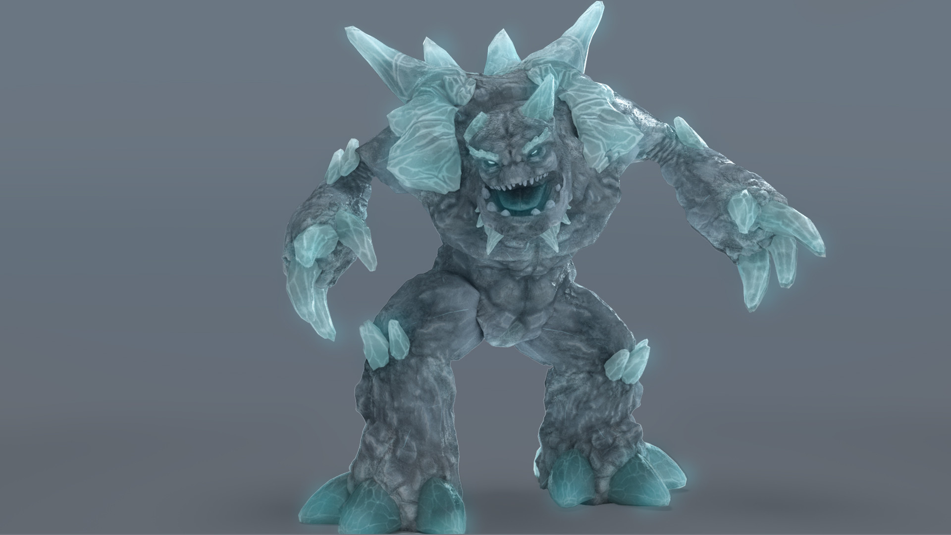 ArtStation - Ice giant creature!