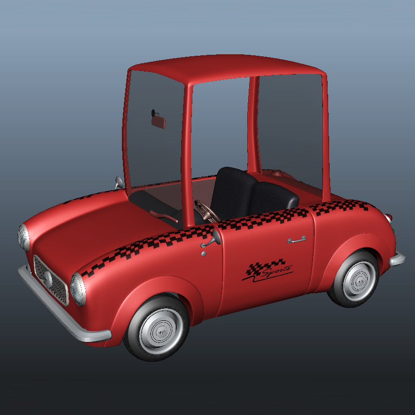 ArtStation - Prop_Toon_Car