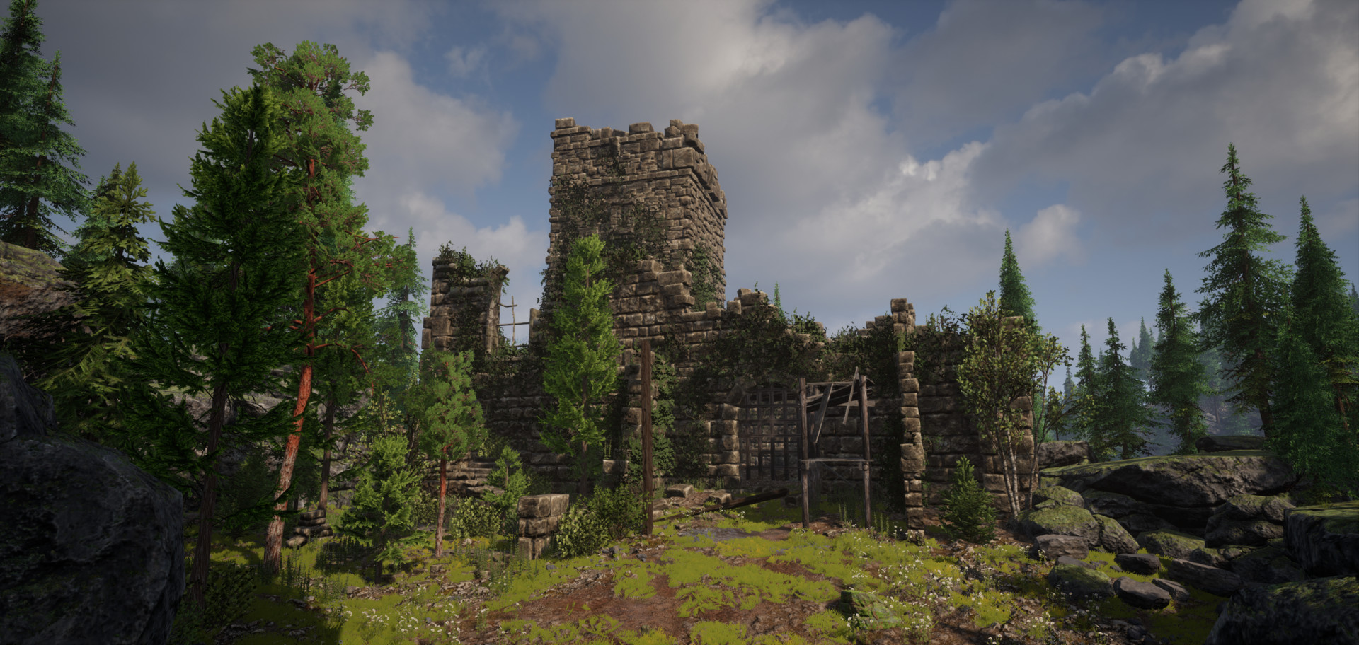 ArtStation - Castle in Unreal engine - Level art