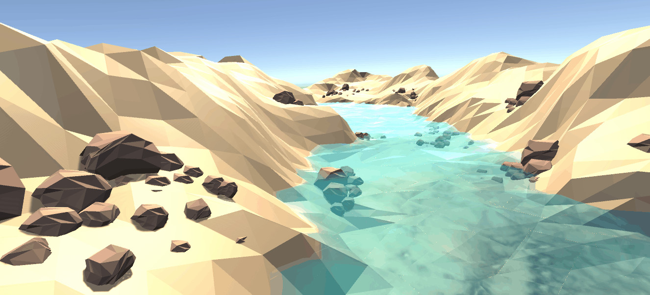 ArtStation - Low Poly Water Shader