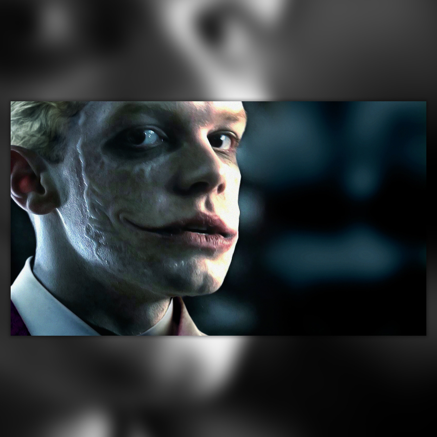 It doesn’t take much to turn Cameron Monaghan into the Joker 