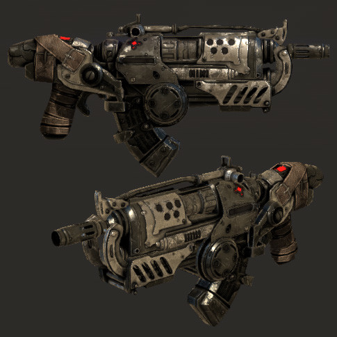 ArtStation - Hammerburst II - Gears of War 2