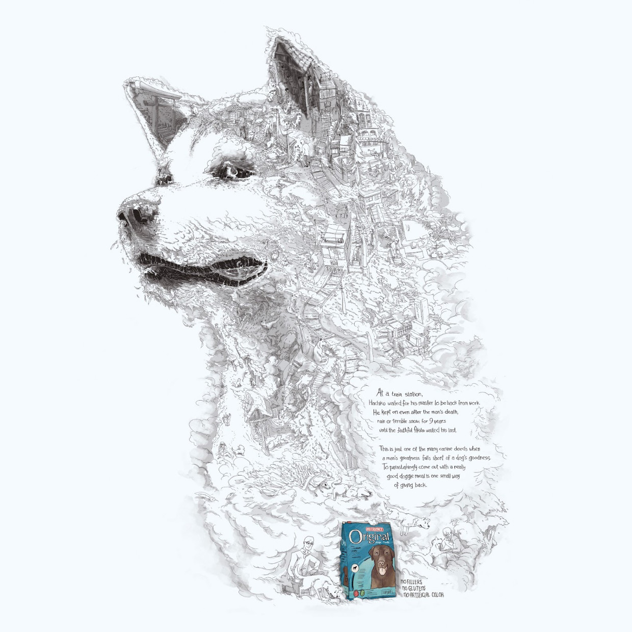 Nutrience Hero Dogs, "Hachiko" (Campaigns &amp; Grey)