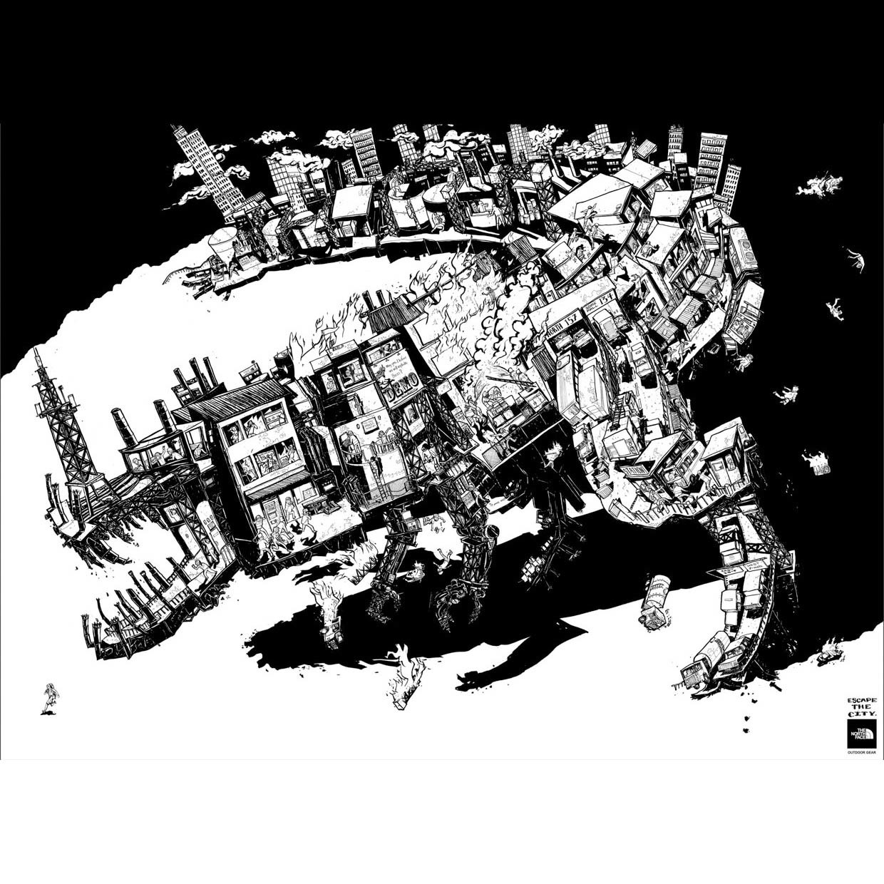The North Face, “Escape the City” Series, T-Rex (Ace Saatchi &amp; Saatchi)