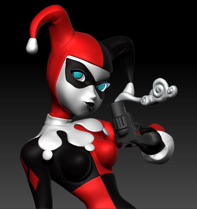 ArtStation Sculpt 3d Harley Quinn