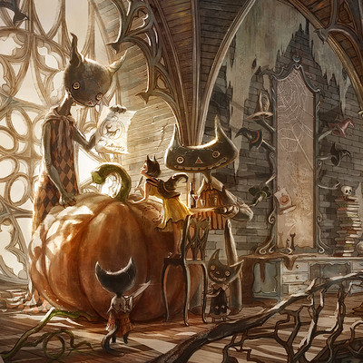 Arch apolar cats and pumpkin 04