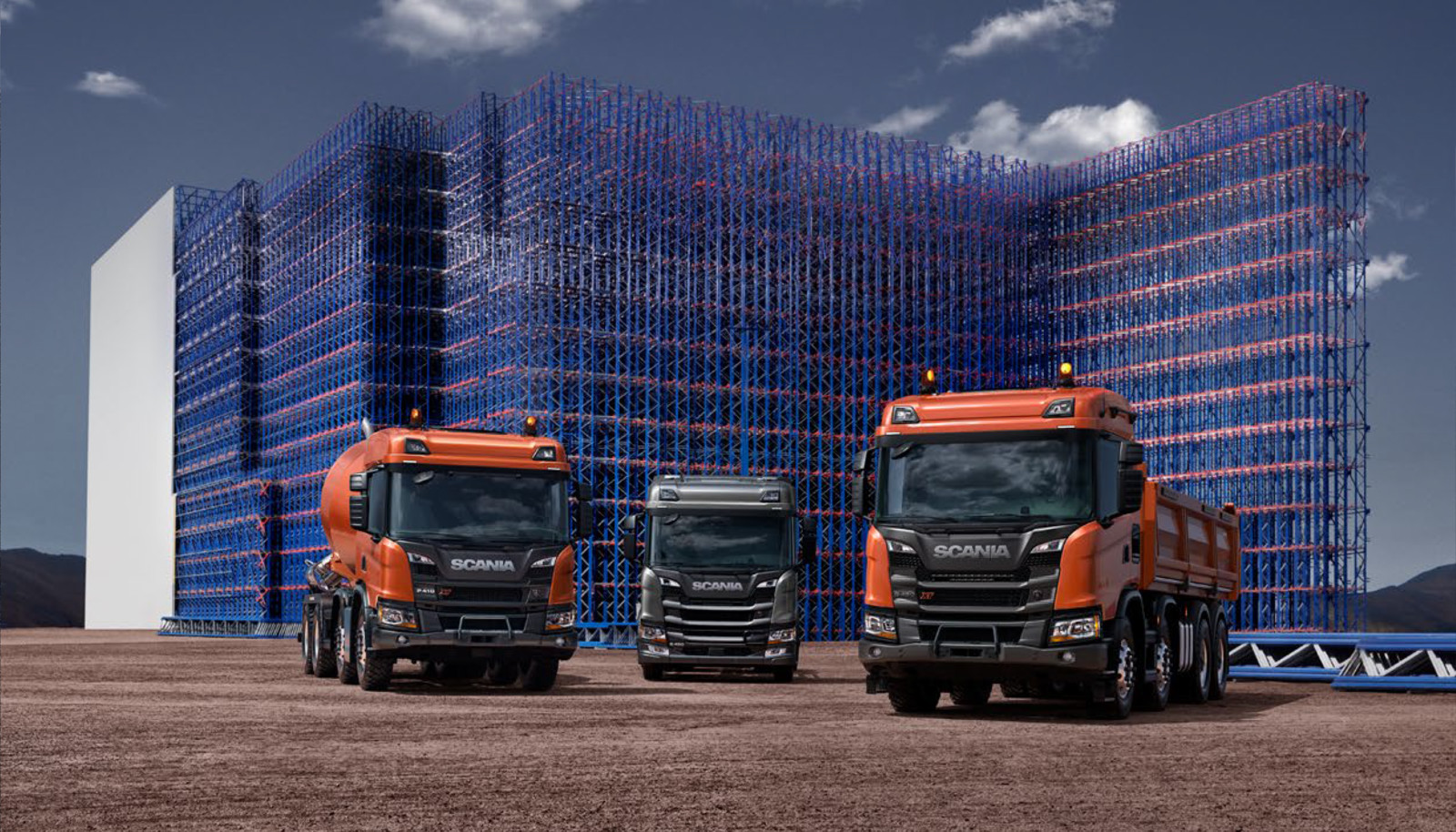 Scania Construction Range  - TIME FOR A TOUGH GENERATION 