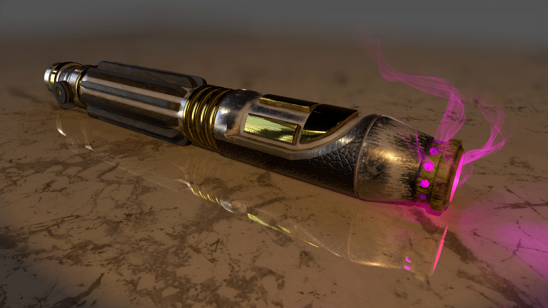 Artstation - Lightsaber - Mace Windu, Sean Kirby