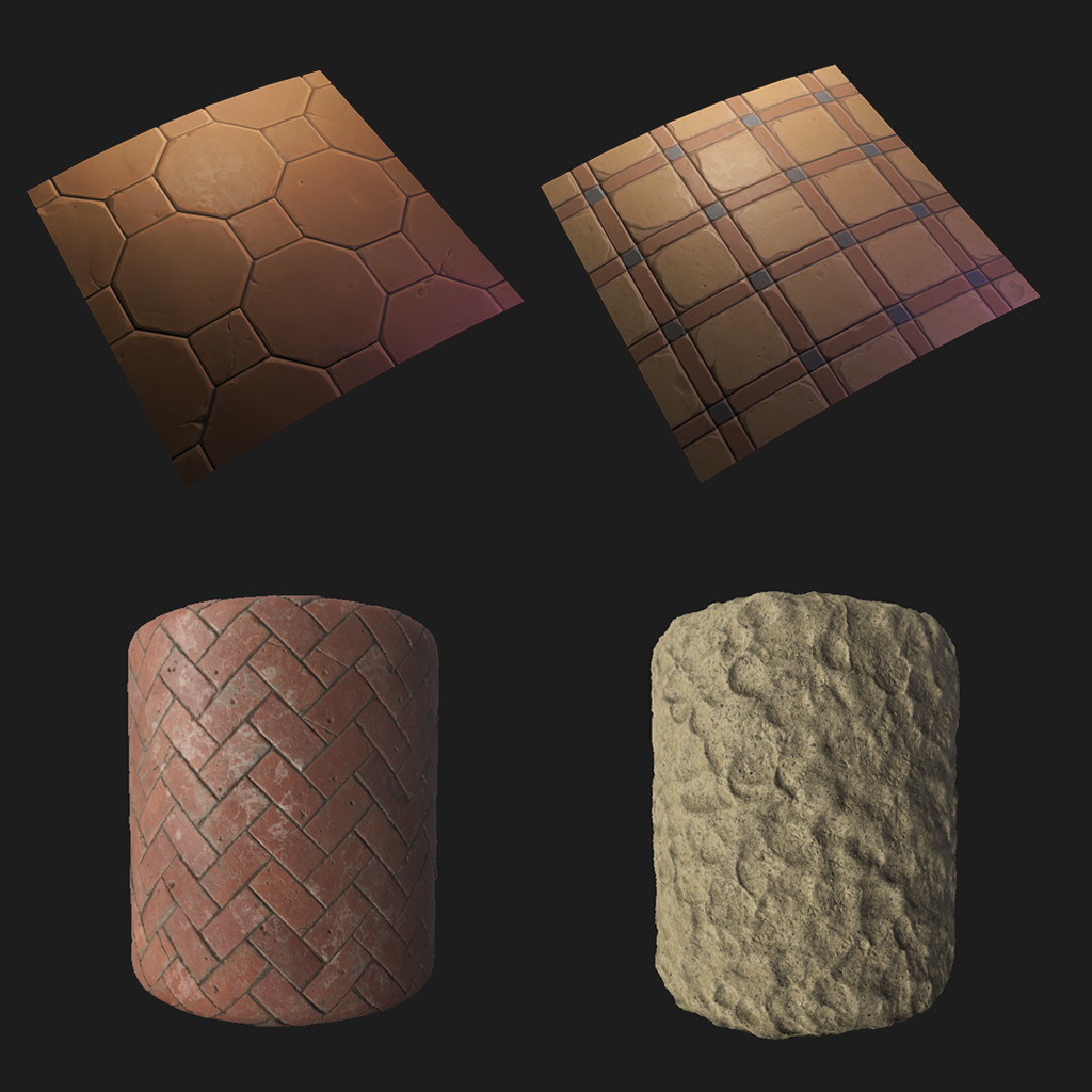 ArtStation - Tiles Studies