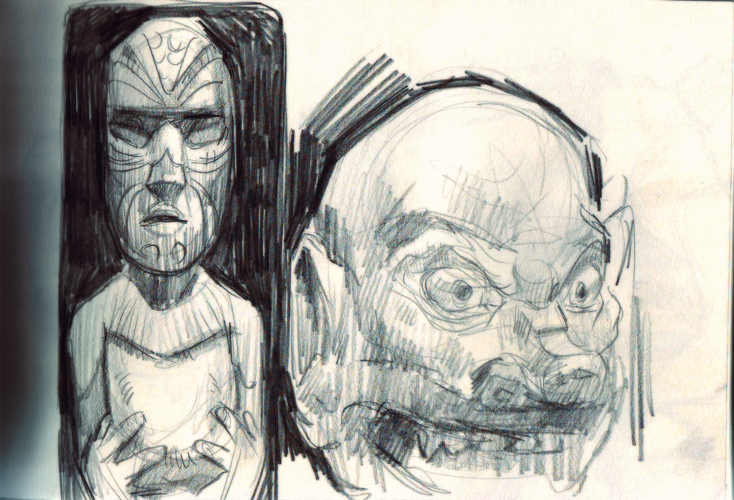 ArtStation Sketchbook museum drawings