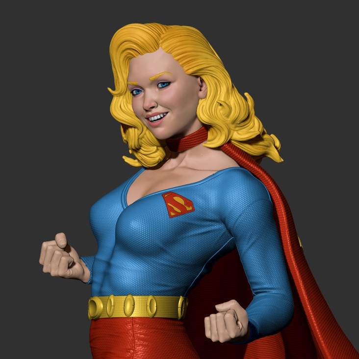 supergirl artgerm statue