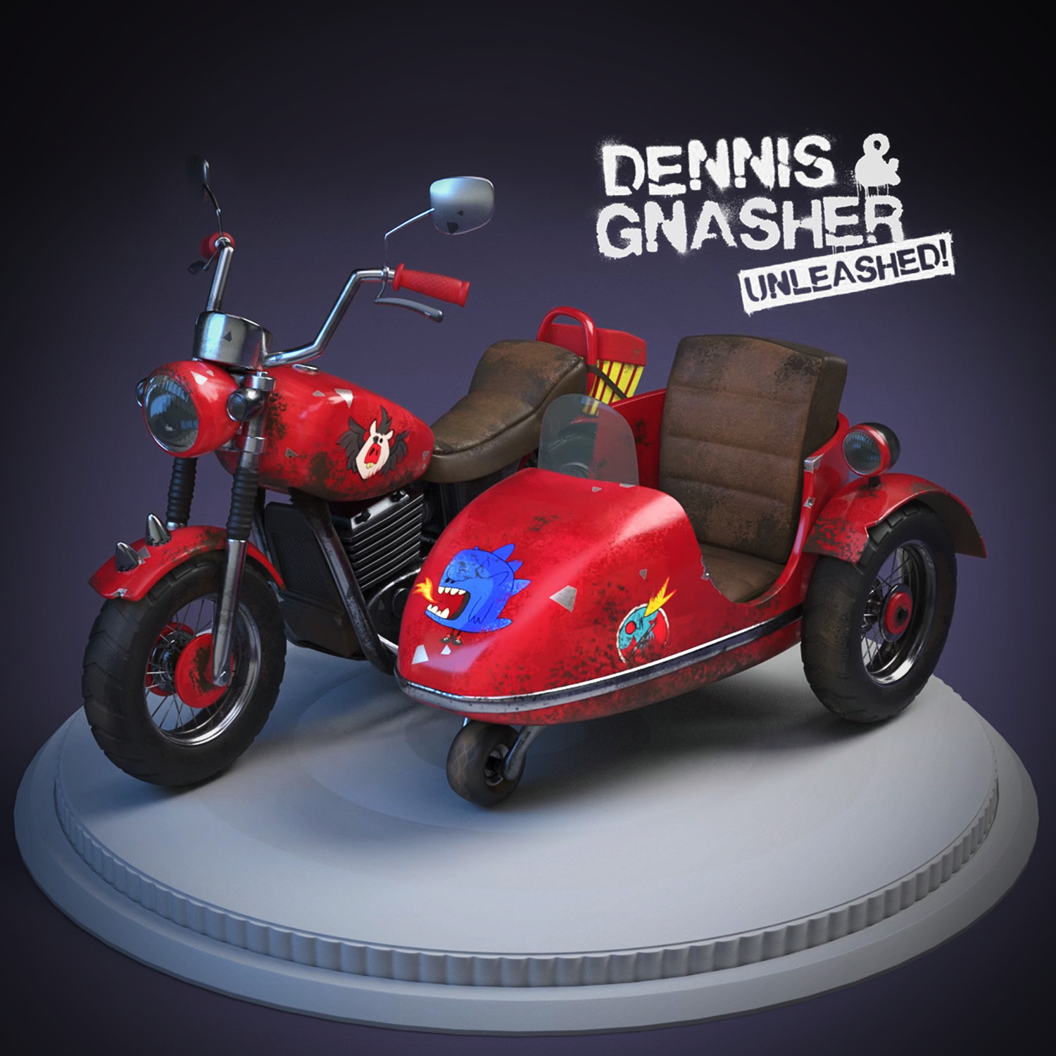 Dennis &amp; Gnasher Unleashed! - Gran's motorbike