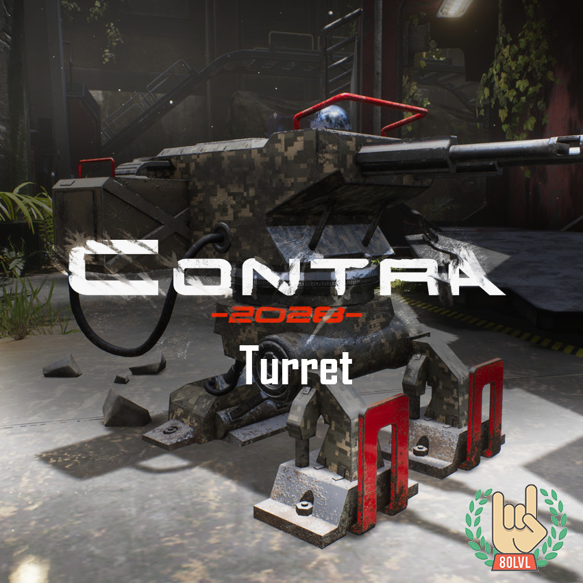 ArtStation - Contra 2028 - Turret