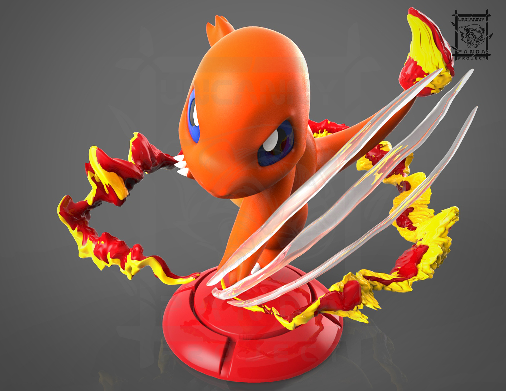 ArtStation - Pokemon Charmander - Sculpt