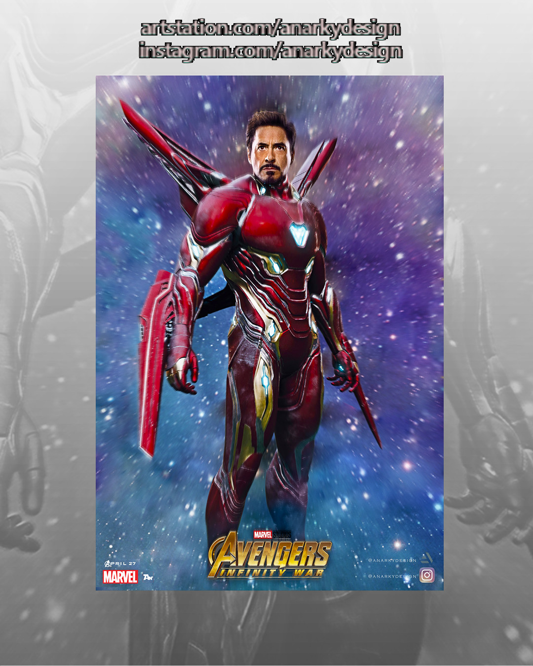 ArtStation - Iron Man | Avengers Infinity War | Textless Version