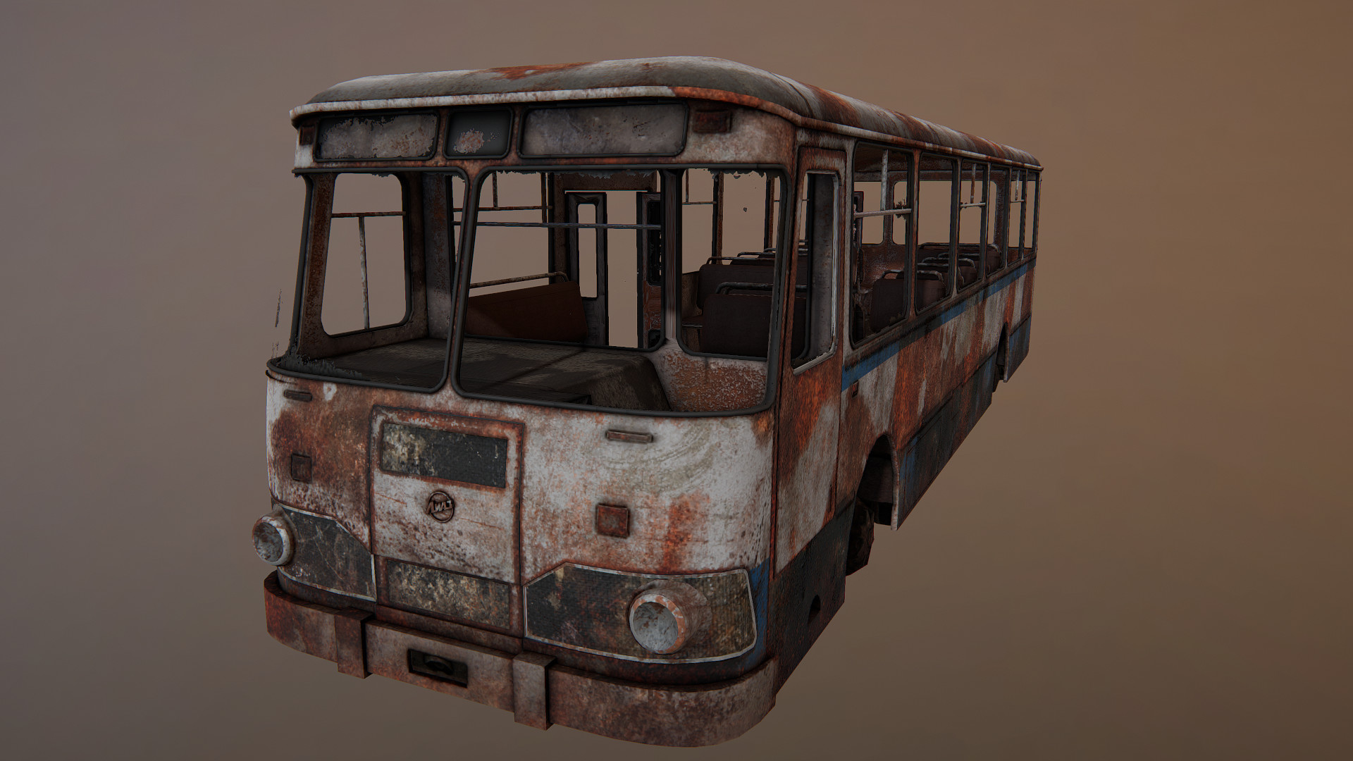 ArtStation - LIAZ 677 [ wreck ]