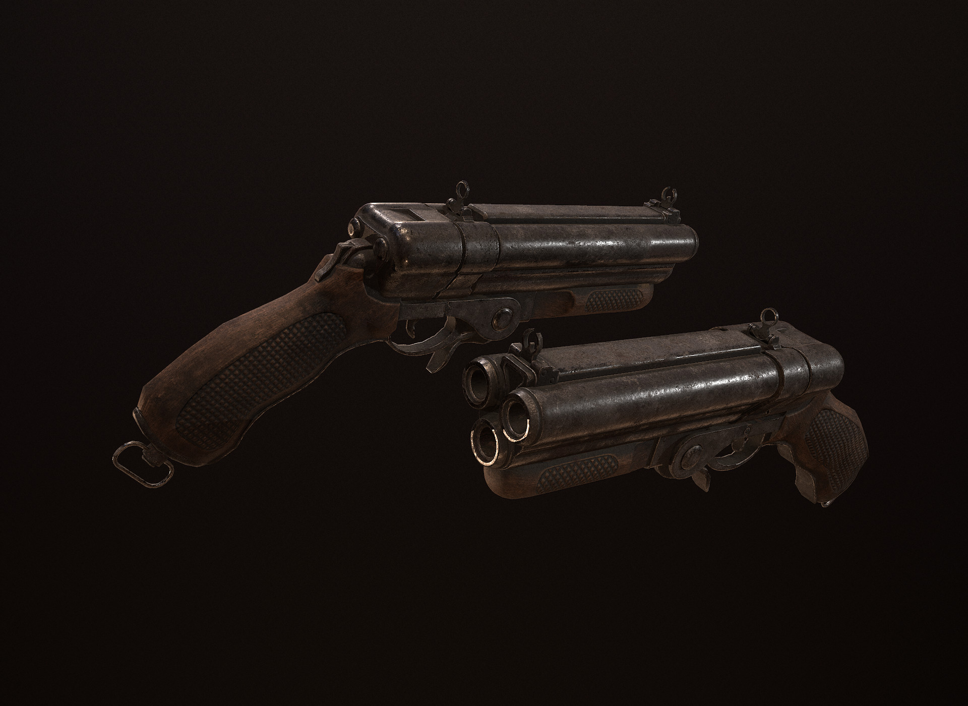 ArtStation - Tri-barreled gun