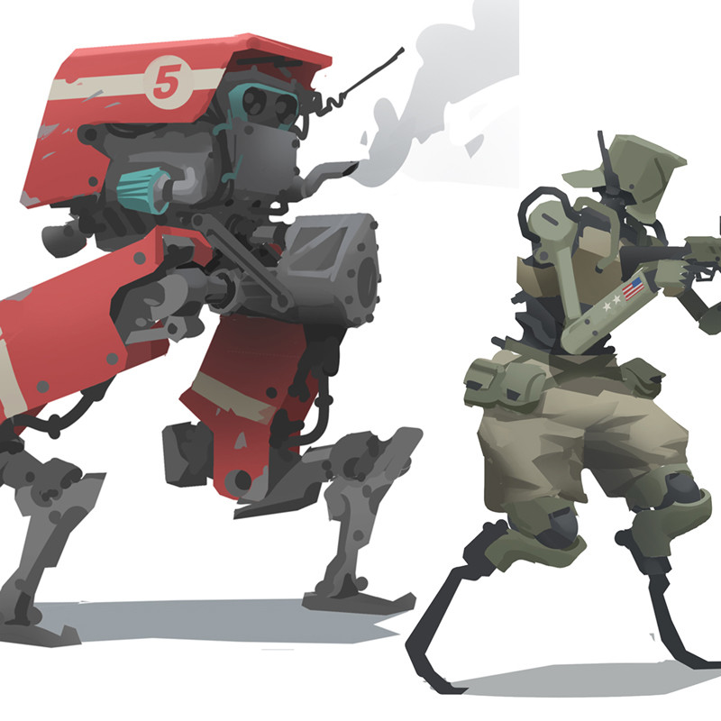 Artstation - March Of Robots Set 2