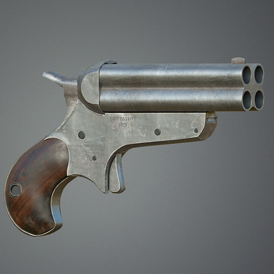 ArtStation - Spanish Miquelet Blunderbuss Pistol