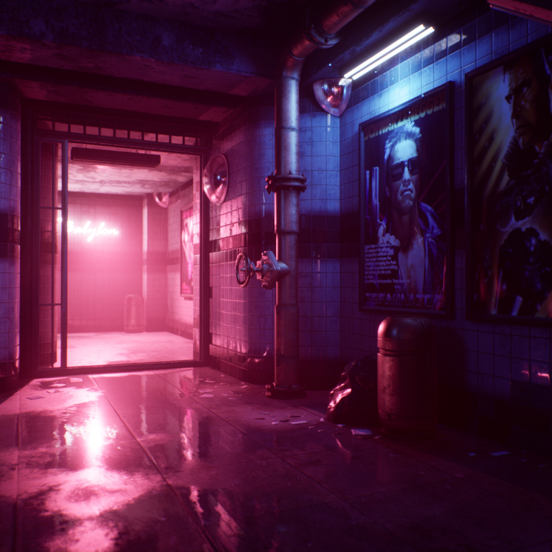 ArtStation - Subway scene environment/cinematic relight