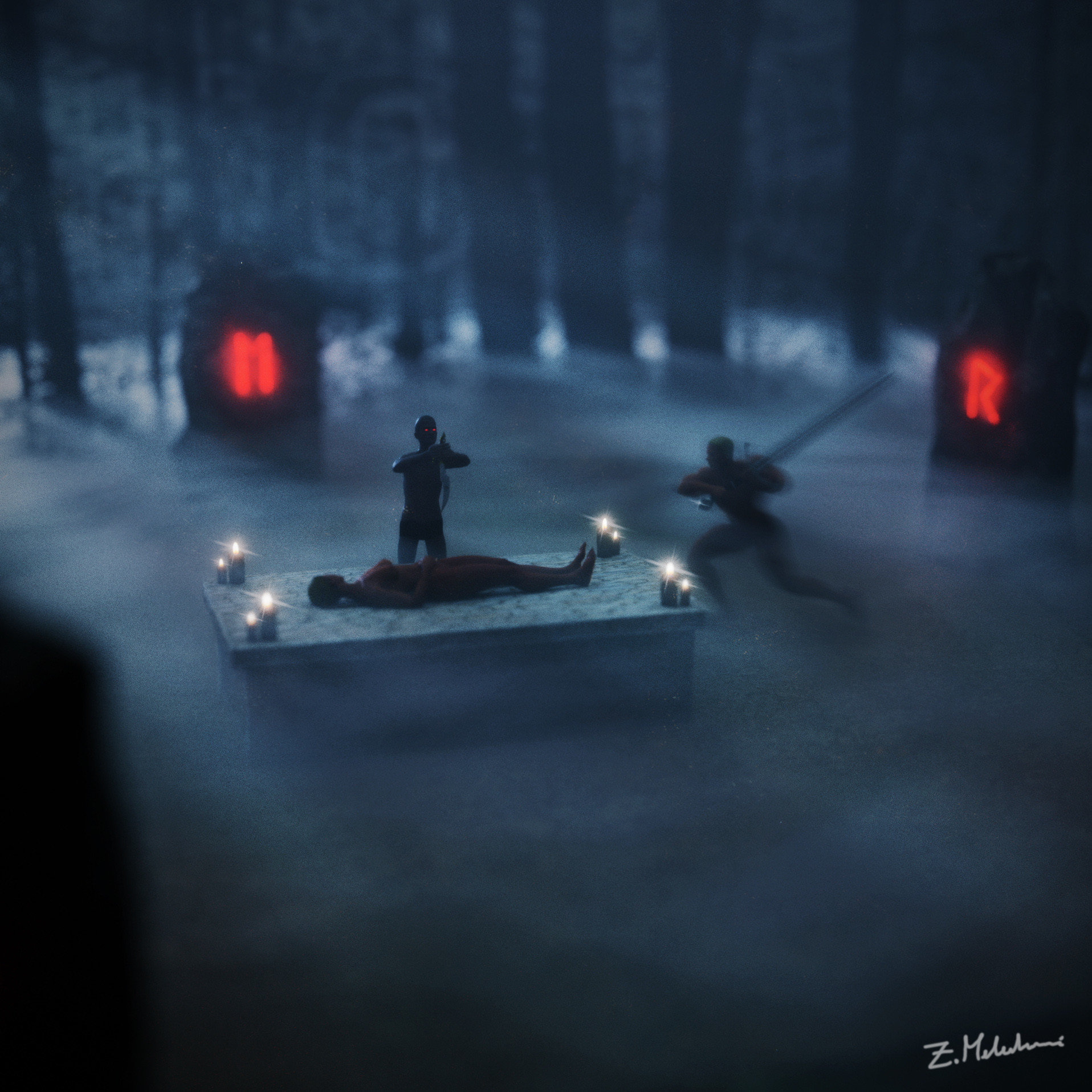 ArtStation - Dark Ritual - Atmospheric dark fantasy