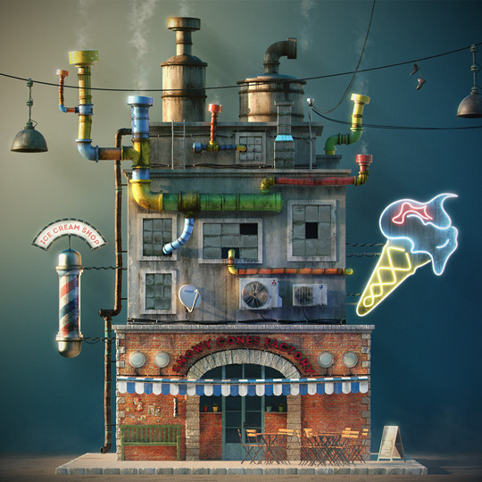 ArtStation Ice Cream Shop