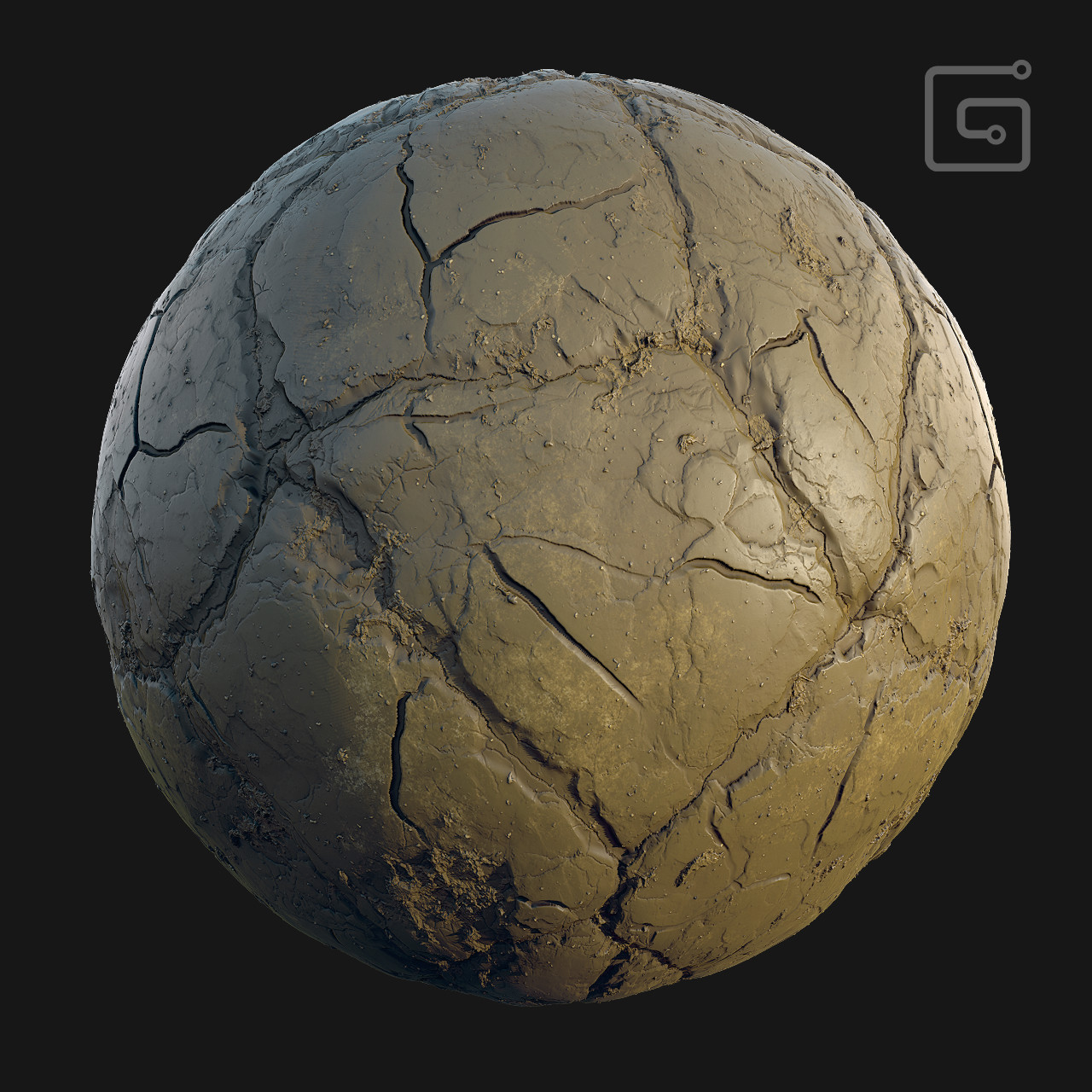 ArtStation - Cracked Mud