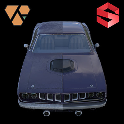 Substance Designer Study: Cuda and Chevelle