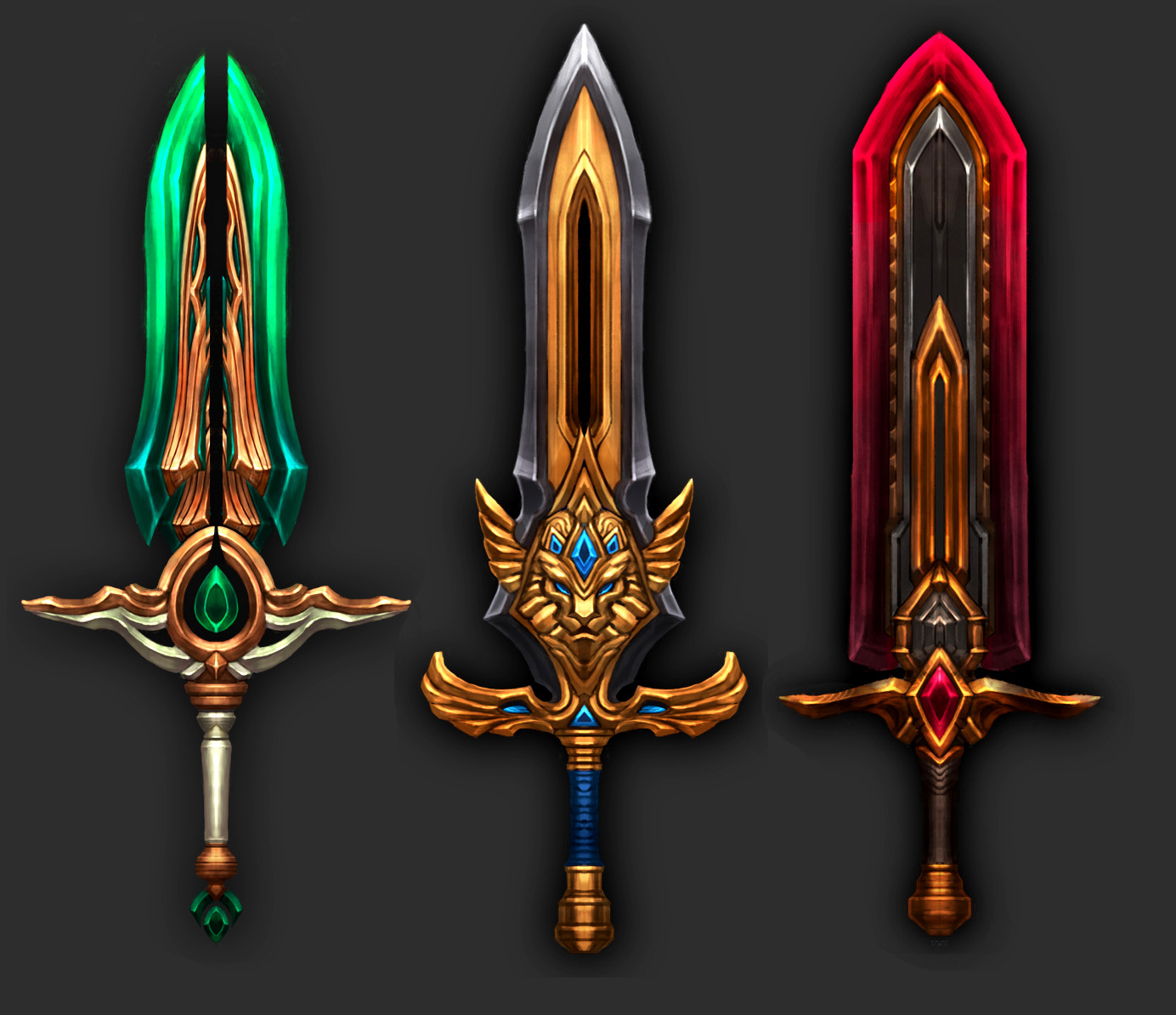 blizzard weapon 3d zbrush