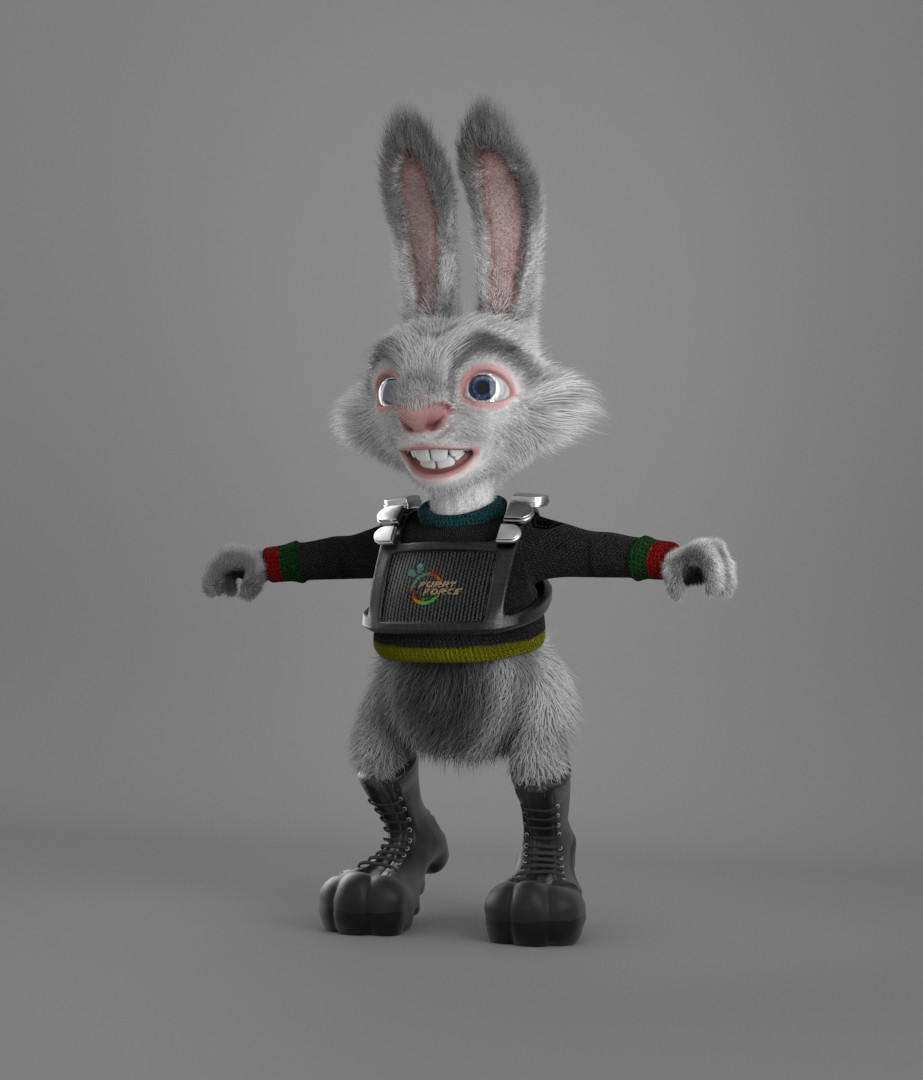 Easter Bunny Concept Model